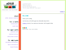 Tablet Screenshot of alrichhospitalitystaffing.com